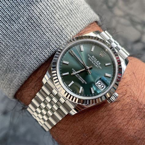 rolex datejust 41 verde menta|Rolex Datejust 41 .